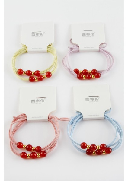 Boncuk Lastikli Toka 2 Adet modelleri