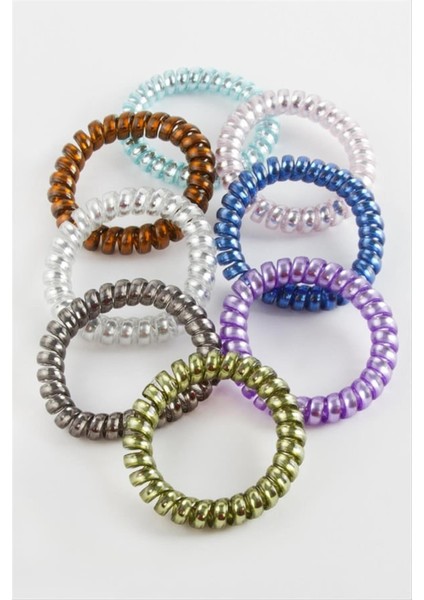 100 Adet Renkli Makarna Lastik Toka fiyatları