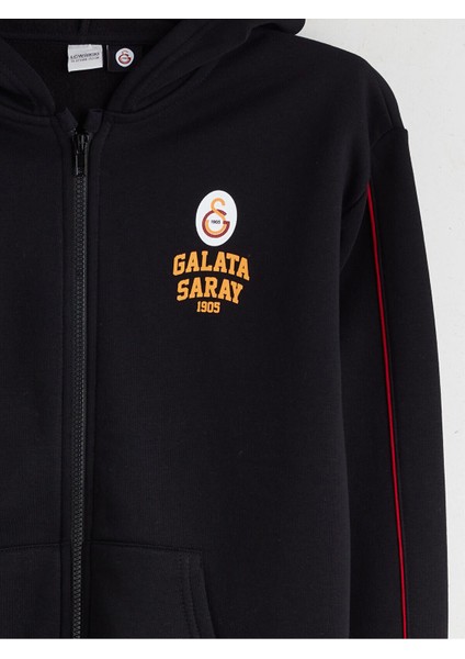 Lcw Yeni Cey Yeni Sezon Kapüşonlu Baskılı Erkek Çocuk Fermuarlı Sweatshirt modelleri