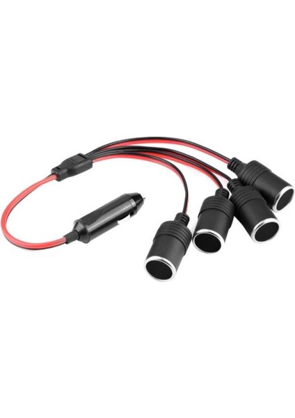 SE-7021 Araç Çakmaklık Çoğaltıcı Çakmaklık Dağıtıcı 1 Erkek 4 Dişi Araç Çakmaklık Dağıtıcı Splitter indirimleri