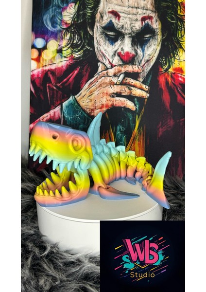 Hareketli Büyük Boy Iskelet Köpek Balığı Figür | Organik | Yeni Nesil Oyuncak modelleri