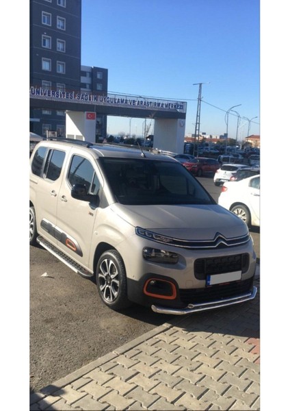 Citroen Berlingo (2019-2025) - Ön Tampon Koruma Demiri - Bükümlü Çiftli Bıyık - 60 - Scaft A fırsatları