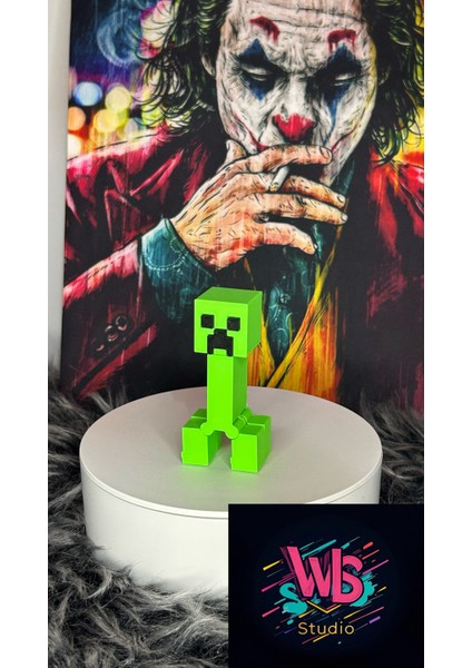 Hareketli Minecraft Creeper Figür | Organik | Yeni Nesil Oyuncak