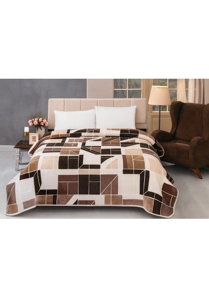 Kabartmalı Battal Boy Battaniye 220X240 cm – 3.5 kg | Çift Kişilik Ultra Yumuşak Kalın Kışlık Battaniye