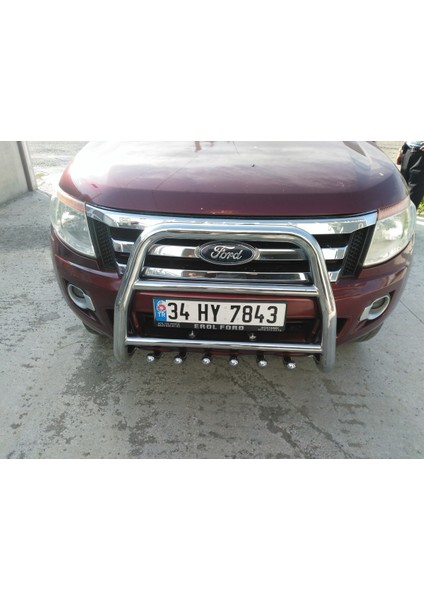 Ranger 2012-2015 (4x4) Yüksek Ön Koruma -Karterli - Iki Ara Borulu 60 - Emperor B