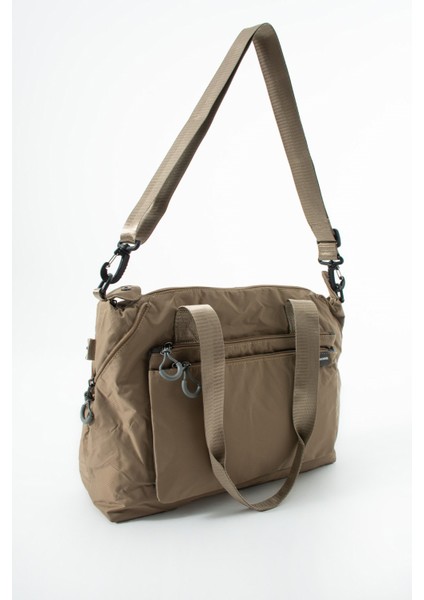 Sanmorris Genişleyebilir Yan Fermuarlı Paraşüt Kumaş Ayarlanabilir Omuz Çantası