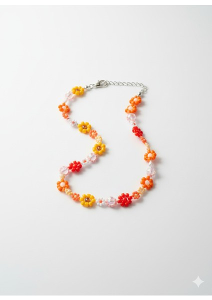 Papatya Rüyası Kolye (Boncuklu) modelleri