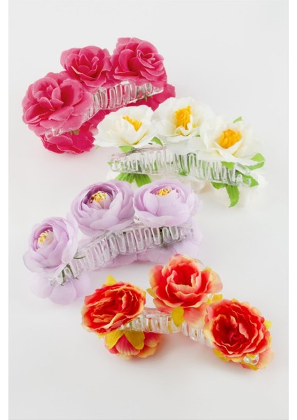 Çiçek Renkli Mandal Toka 11 cm fiyatları