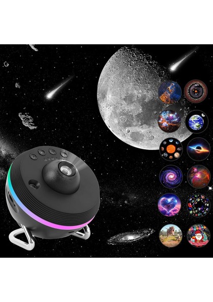 Galaksi Projektörü,yıldız Projektörü,13 Film Diskli,ay, Güneş Sistemi,bulutsu,gece Gökyüzü Projektör