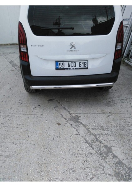 Peugeot Partner (2019-2025) Arka Tampon Koruma Demiri - Silindirli - 60 - Guard Straıght B indirimleri