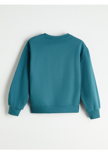 Lcw Yeni Yeni Sezon Bisiklet Yaka Kız Çocuk Sweatshirt fiyatları