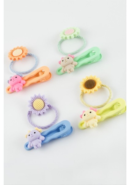 Papatya Pens Lastikli Toka 2 Adet