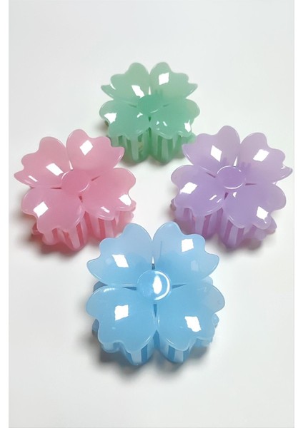 9 cm Çiçek Mandal Toka