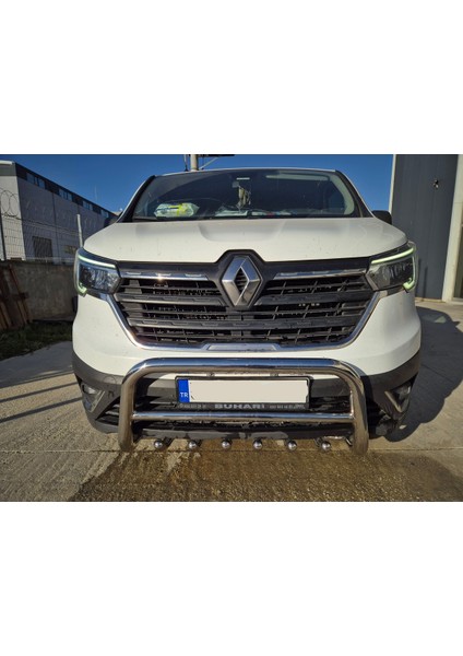 Trafıc 2015-2023 Kısa Şase 4lü Set (Ön Koruma - Krom Yan Basamak - Krom Tavan Çıtası -Arka Koruma)