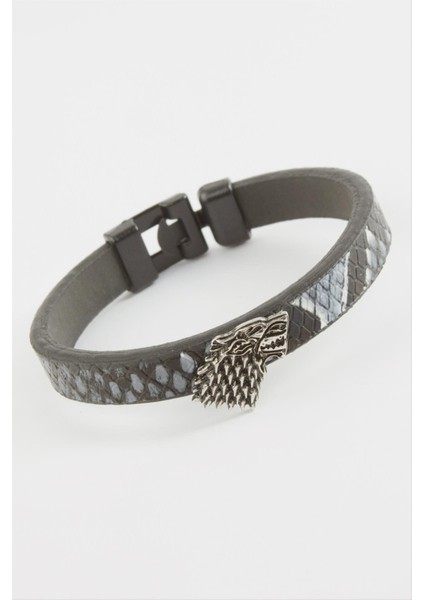 Kurt Kaliteli Suni Deri Bileklik