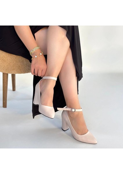Xmpdby Rity Bej Cilt Topuklu Ayakkabı (Numara: 39) fırsatları