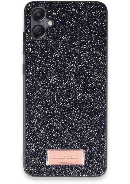 MYT09 Samsung Galaxy A05 Bright Simli Kapak - Siyah