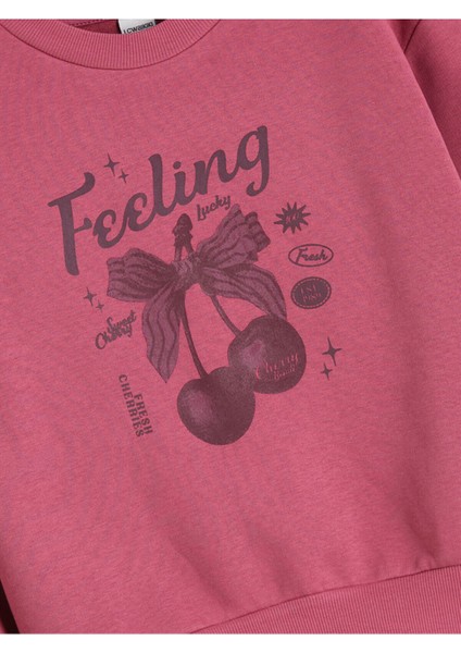 Lcw Yeni Yeni Sezon Bisiklet Yaka Kız Çocuk Sweatshirt fiyatları