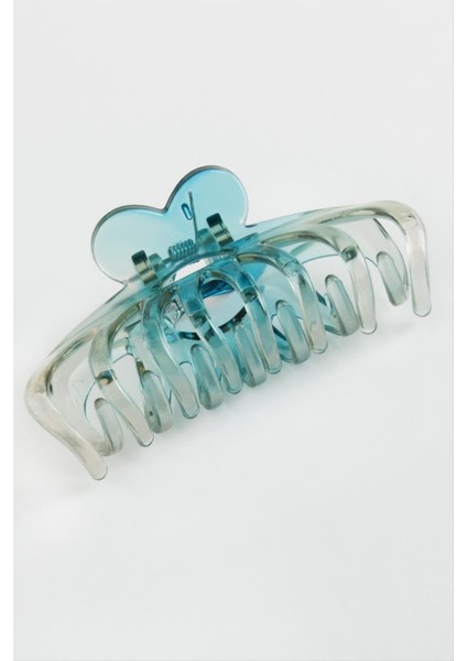 8 cm Düz Şeffaf Renkli Mandal Toka 1 Adet fiyatları