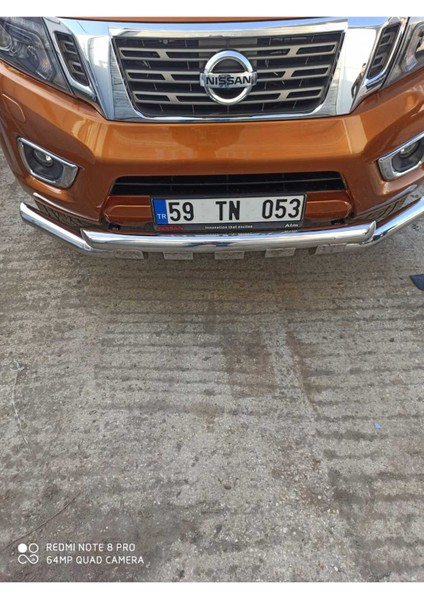 Nissan Navara ve Mercedes X-Class 2017-2020 Mat Siyah Shark Bıyık modelleri