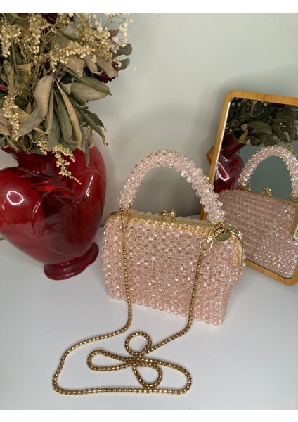 El Yapımı Kristal Boncuk Çanta fırsatları