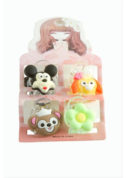 Çzgflm Karakteri Küçük Mantal Toka 4 Adet fiyatları