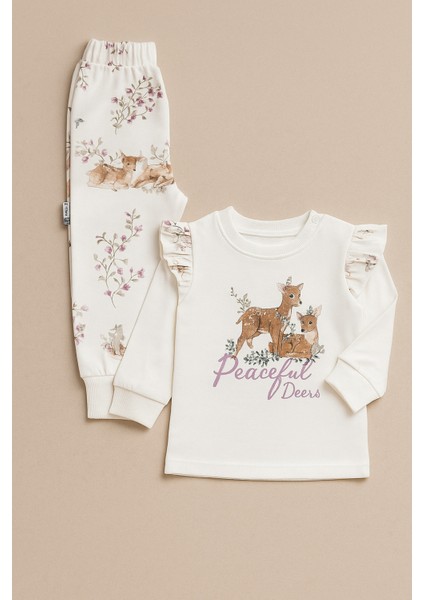 Kız Bebek Desenli Ikili Takım fiyatları