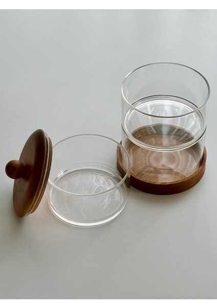 3 Katlı Cam Şekerlik % Saklama Kabı modelleri