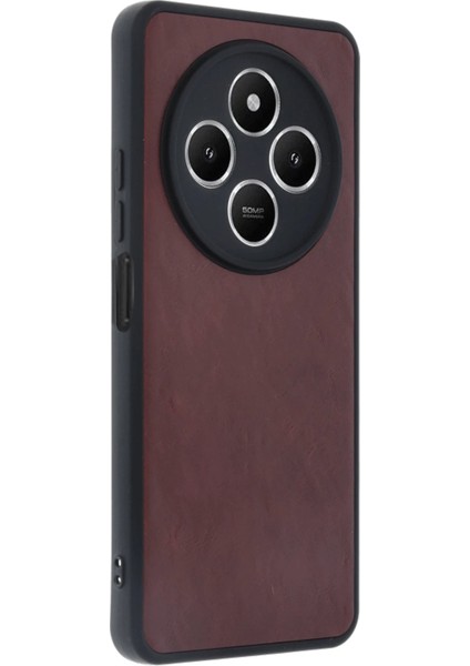 MYT09 Xiaomi Redmi 14C Kılıf Aras Deri Kapak - Bordo fiyatları