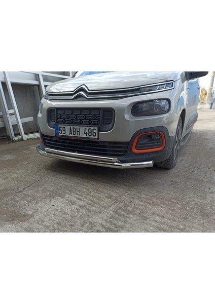 Toyota Proace (2019-2025) - Ön Tampon Koruma Demiri - Bükümlü Çiftli Bıyık - 60 - Scaft A