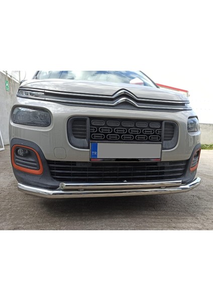 Toyota Proace (2019-2025) - Ön Tampon Koruma Demiri - Bükümlü Çiftli Bıyık - 60 - Scaft A