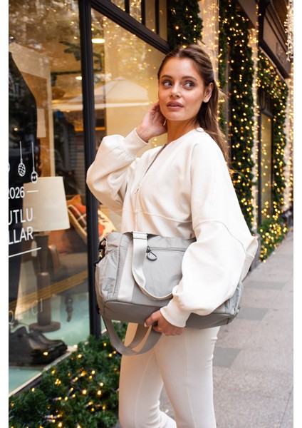 Sanmorris Hafif ve Dayanıklı Paraşüt Kumaş El ve Çapraz Askılı Çok Bölmeli Çanta fırsatları