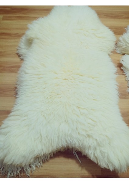 Doğal Işlenmemiş Hiç Kırpılmamış Gerçek Koyun Postu , Halı, Oldukça Etli Posteki indirimleri