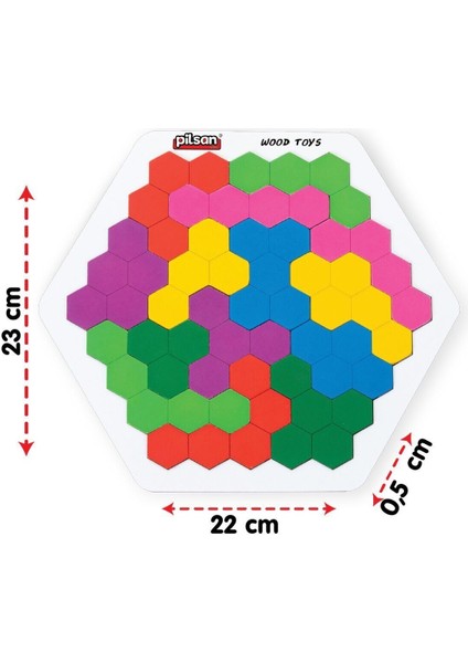 02 016 Ahşap Petek Tangram fiyatları
