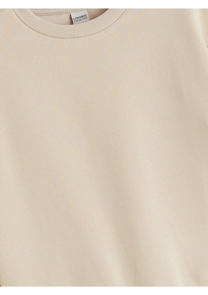 Lcw Yeni Yeni Sezon Bisiklet Yaka Kız Çocuk Sweatshirt modelleri