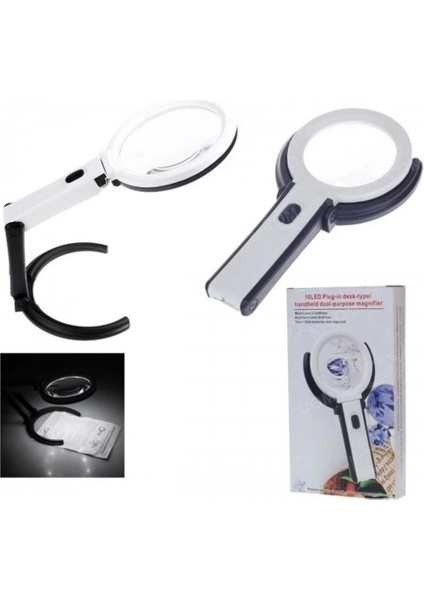 2X5X120MM 10 Ledli Masaüstü Büyüteç indirimleri