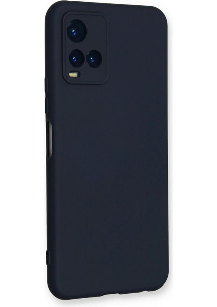 MYT09 Vivo Y21S Kılıf Nano Içi Kadife Silikon - Lacivert modelleri