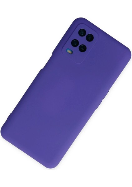 MYT09 Oppo A54 4g Kılıf Nano Içi Kadife Silikon - Mor fiyatları