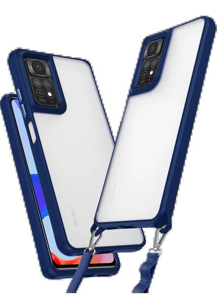 MYT09 Xiaomi Redmi Note 11 Pro Kılıf Penta Silikon Kılıf - Lacivert