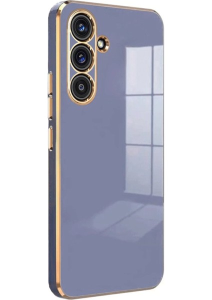 MYT09 Samsung Galaxy S25 Kılıf Volet Silikon - Mavi