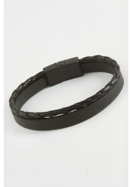 Ikili Kaliteli Mıknatıslı Suni Deri Bileklik fiyatları