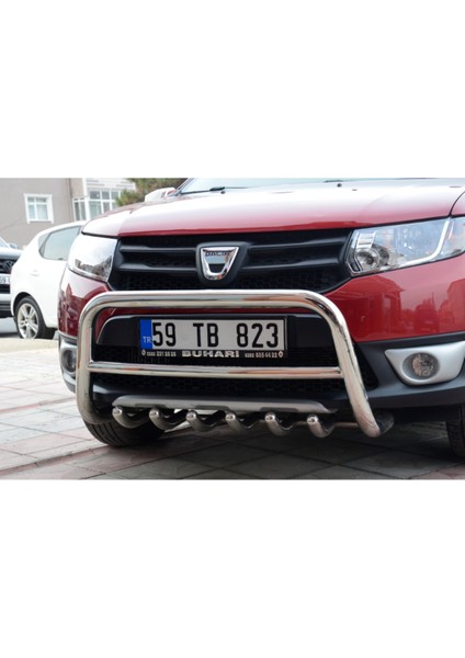 Dacıa Sandero STEPWAY(2012-2020) Krom Ön Koruma - Bream A