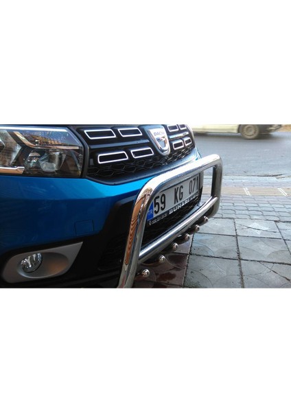 Dacıa Sandero STEPWAY(2012-2020) Krom Ön Koruma - Bream A modelleri