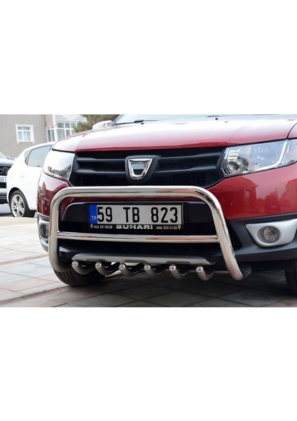 Dacıa Sandero STEPWAY(2012-2020) Krom Ön Koruma - Bream A