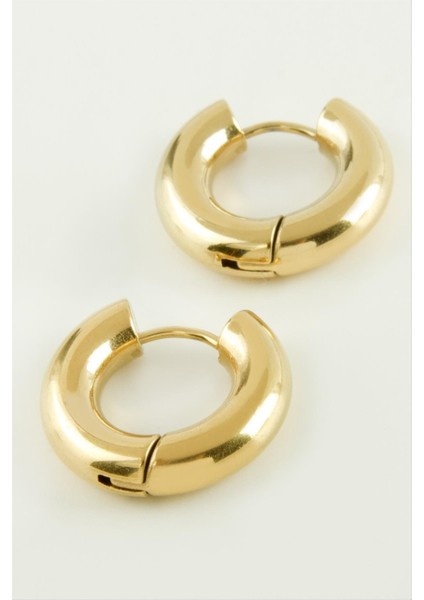 Kalın Boru Lüks Çelik Küpe 1,8 cm fiyatları