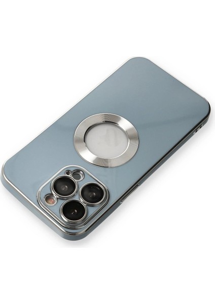 MYT09 iPhone 13 Pro Max Kılıf Store Silikon - Sierra Blue modelleri