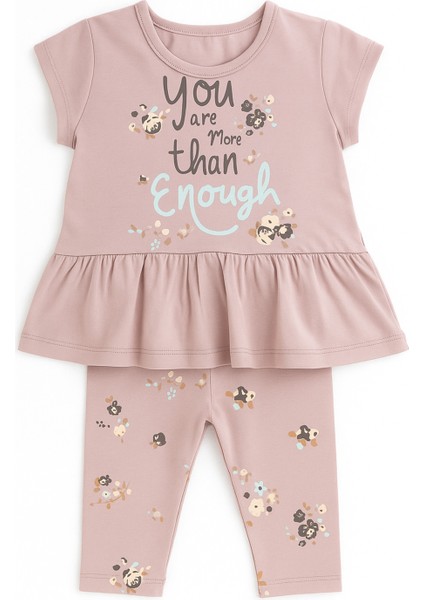 Kız Çocuk Desenli Ikili Takım fiyatları