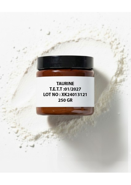 Taurine (Taurin) Toz – Premium Kalite Hammadde – 250 gr