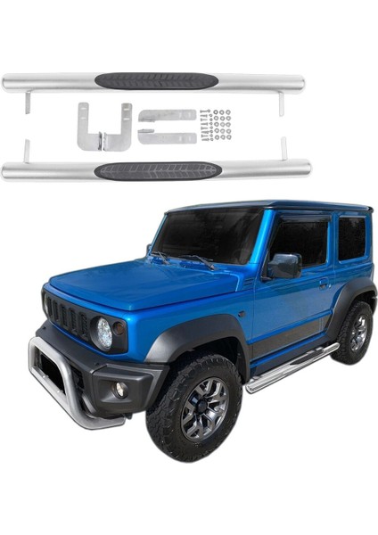 – Ranger Tek Kapı 4x2 2012-2015 Uyumlu Krom 70LIK Yan Basamak | Tubular C Modeli