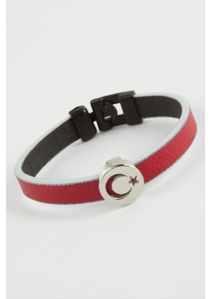 Ay Yıldız Kaliteli Suni Deri Bileklik fiyatları